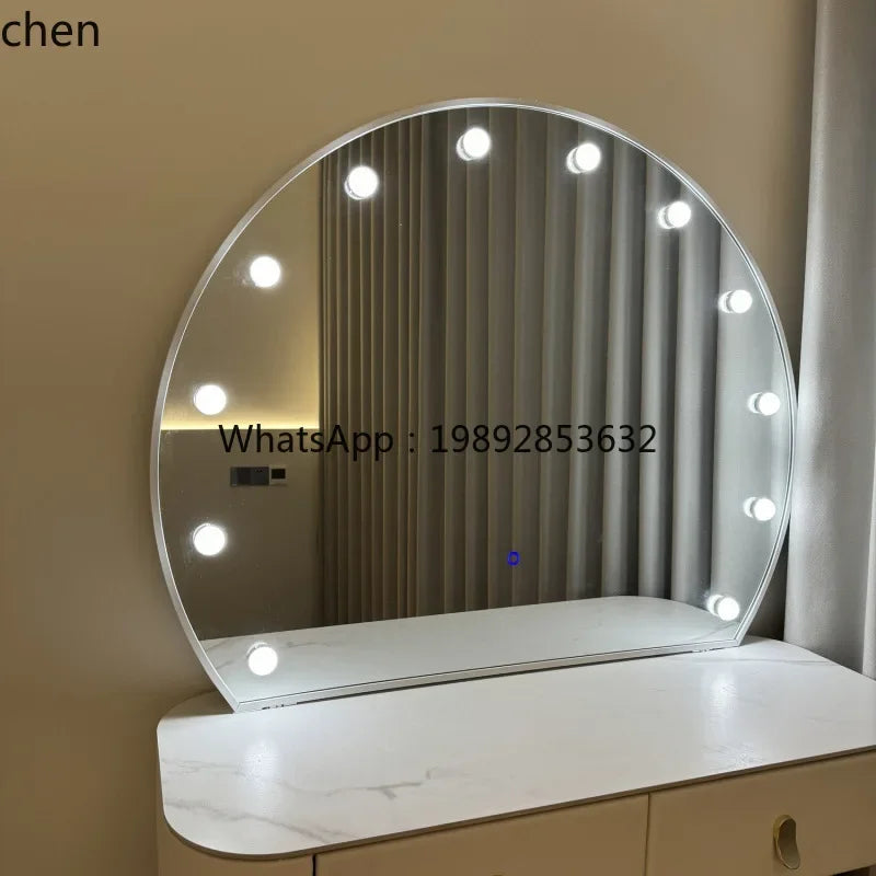 r5.13   Photo Studio Makeup Mirror Wedding Dress Shop Dressing Table Beauty Salon Makeup Table