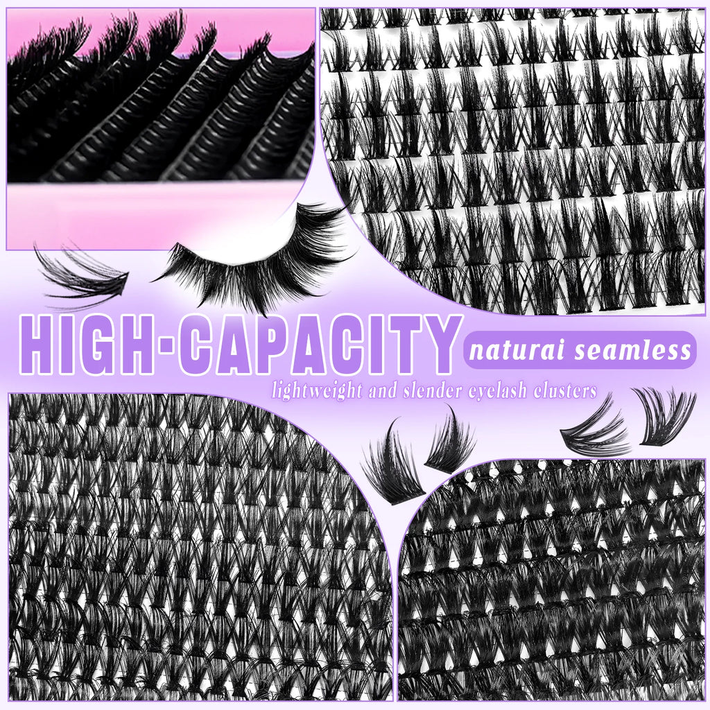 EIMMY 814PCS False Eyelash Set,  All-In-One Beginner Friendly Kit Comes Ultra Soft, Lightweight, Super Easy To Apply Cozy