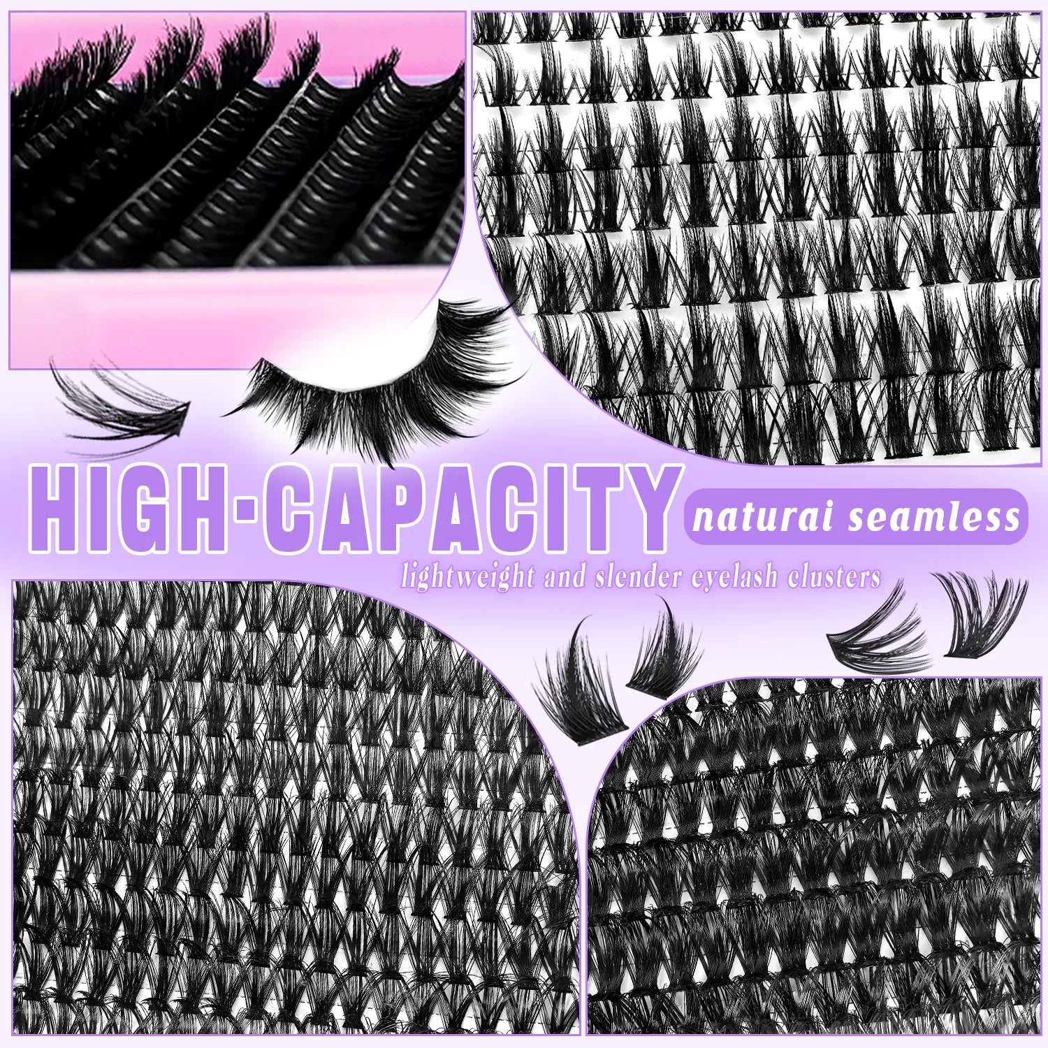 EIMMY 814PCS False Eyelash Set,  All-In-One Beginner Friendly Kit Comes Ultra Soft, Lightweight, Super Easy To Apply Cozy