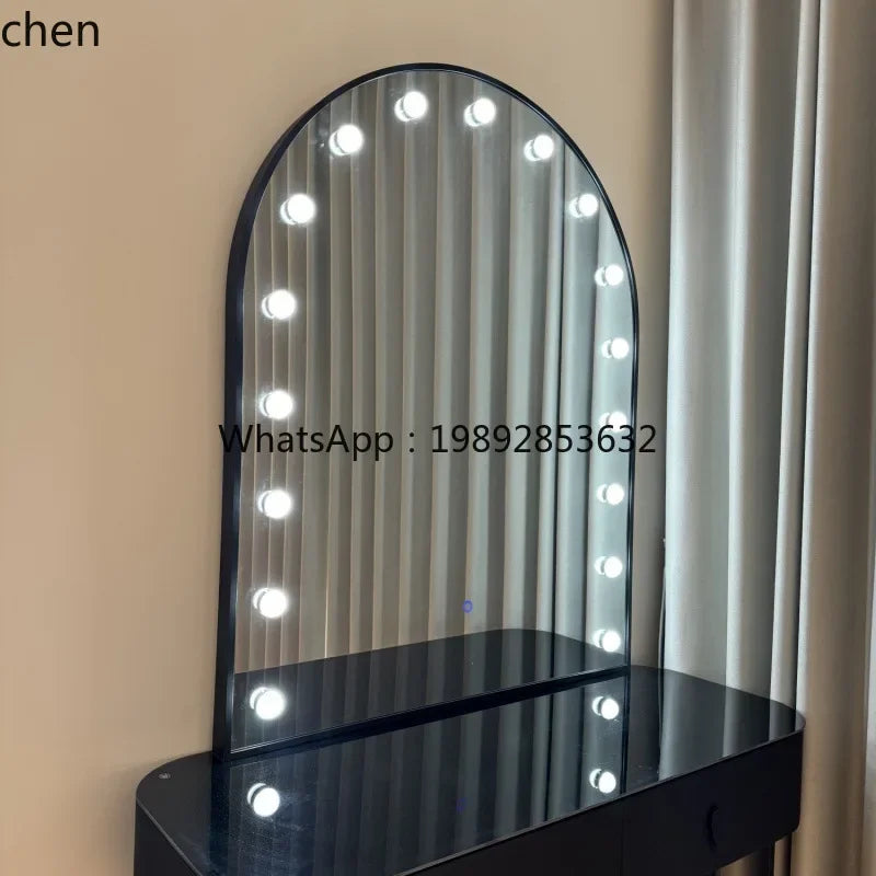 r5.13   Photo Studio Makeup Mirror Wedding Dress Shop Dressing Table Beauty Salon Makeup Table