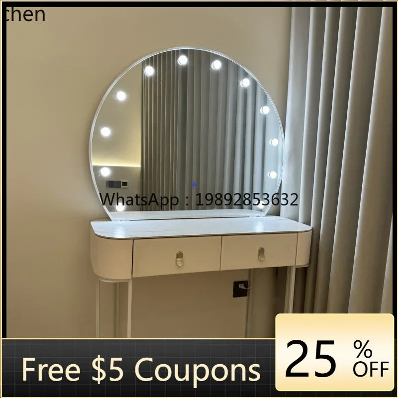 r5.13   Photo Studio Makeup Mirror Wedding Dress Shop Dressing Table Beauty Salon Makeup Table