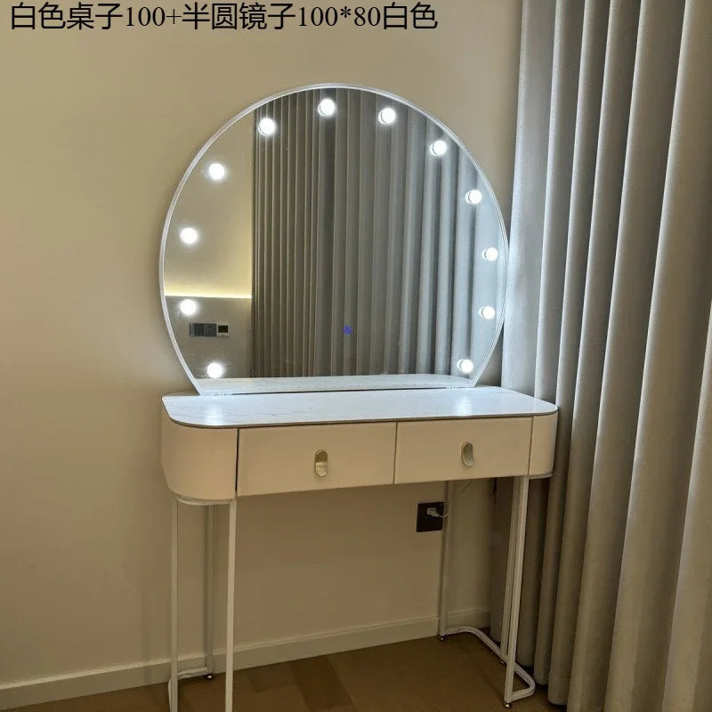 r5.13   Photo Studio Makeup Mirror Wedding Dress Shop Dressing Table Beauty Salon Makeup Table