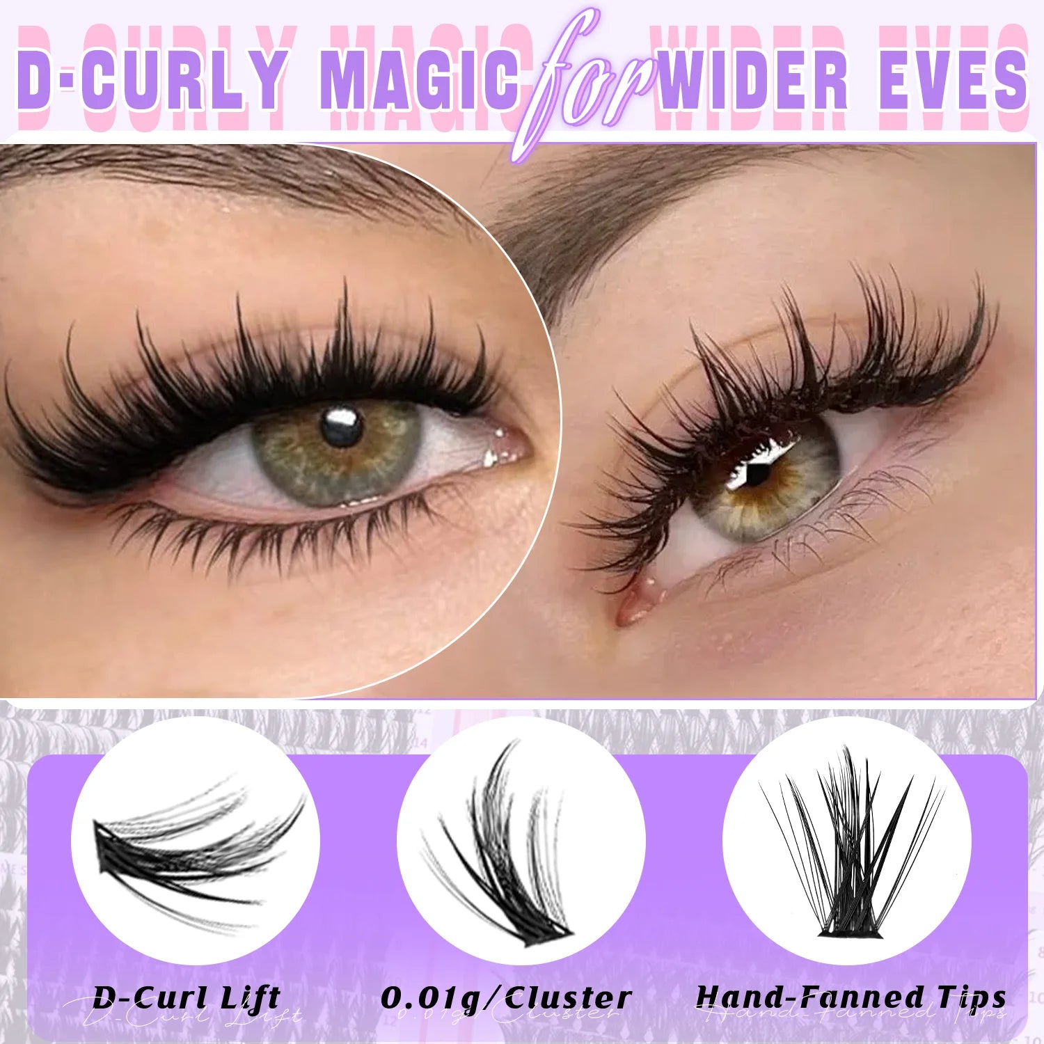 EIMMY 814PCS False Eyelash Set,  All-In-One Beginner Friendly Kit Comes Ultra Soft, Lightweight, Super Easy To Apply Cozy