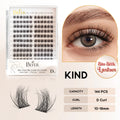 Befer Natural Lashes Clusters D Curl Fluffy Cluster Lashes 10-16mm Hight Quality Soft Super Thin Band False Eyelashes Makeup