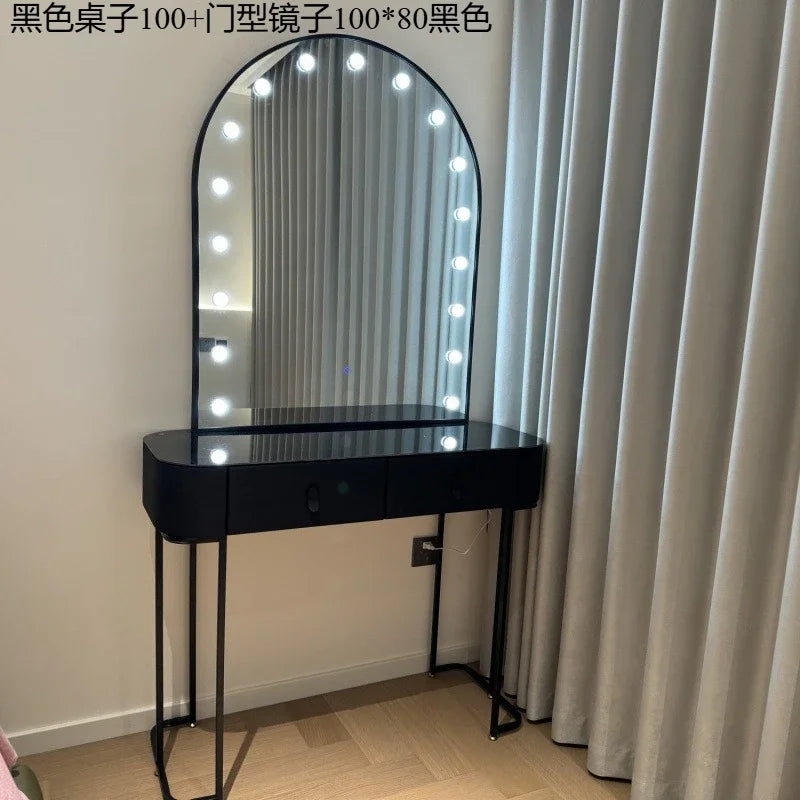 r5.13   Photo Studio Makeup Mirror Wedding Dress Shop Dressing Table Beauty Salon Makeup Table
